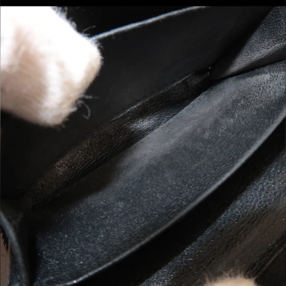 Bottega Veneta Intrecciato Zip Around Coin Purse Card Holder Black - Picture 7 of 8